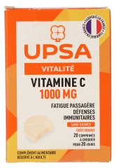 UPSA Vitality Vitamin C 1000mg 20 Tablets to Crunch