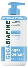 CicaBiafine Baume Hydratant Anti-Dessèchement Lot de 2 x 400 ml