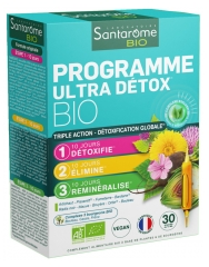 Santarome Bio Ultra Detox &Oslash;kologisk Program 30 Ampuller