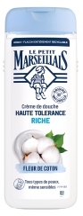 Le Petit Marseillais Crème de Douche Haute Tolérance Riche Fleur de Coton 400 ml