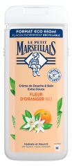 Le Petit Marseillais Organiczny Ekstra Delikatny Krem pod Prysznic z Kwiatem Pomarańczy 650 ml