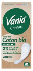 Vania Wkładki do Bielizny Comfort z Bawełny Organicznej Normal 30