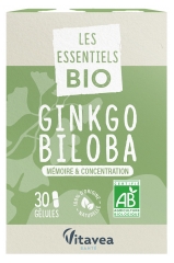 Vitavea Nutri'SENTIELS BIO Ginkgo Biloba Organic 30 Capsules