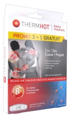 Thermhot 3 Adesivos de Aquecimento Pesco&ccedil;o/Costas/Ombro/Pulso + 1 Gr&aacute;tis