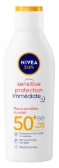 Mleko za sončenje Nivea Sun Sensitive takoj&scaron;na za&scaron;čita SPF50+ 200 ml