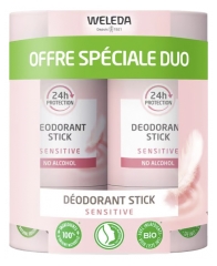 Weleda Deodorant Stick Sensitive Set of 2 x 50 g