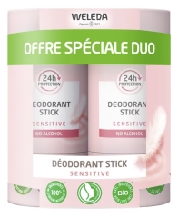 Weleda Deodorante Stick Sensitive Set di 2 x 50 g