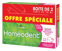 Boiron Homéodent Cuidado Primeros Dientes 2-6 Años Lote de 2 x 50 ml