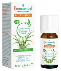 Puressentiel Olejek Eteryczny Z Lemongrass (Cymbopogon citratus) Bio 10 ml
