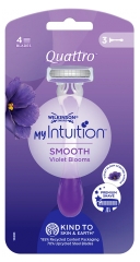 L&acirc;minas de Barbear Wilkinson Quattro My Intuition 3