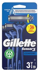 Aparate de ras Gillette Sensor3 Comfort cu 3 lame