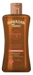 Hawaiian Tropic Glowing Oil Huile de Bronzage 200 ml