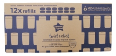 Tommee Tippee Twist & Click Diaper Bin Refill 12 Refills