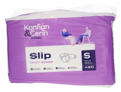 Stentil Konfian &amp; Cerin Slip Maxi+ 20 Changes Complets pour Adultes Taille S