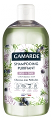 Gamarde Shampoo Purificante Legno di Cade Capelli Con Forfora Biologico 500 ml