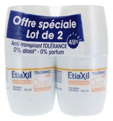 Etiaxil Tolérance Antiperspirant Sensitive Skin Roll-On Set of 2 x 50 ml