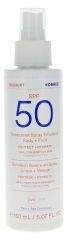 Korres Yoghurt Émulsion Solaire Spray Corps &amp; Visage SPF50 150 ml