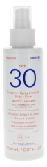 Korres Yoghurt Émulsion Solaire Spray Corps &amp; Visage SPF30 150 ml