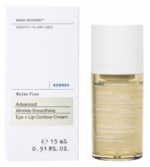Korres Witte Dennen Oog- en Lipcr&egrave;me 15 ml
