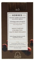 Korres Coloration Permanente Huile d'Argan - Coloration : 6.0 Blond Foncé