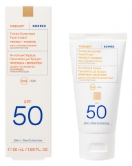 Korres Yoghurt Crema Solare Colorata per il Viso SPF50 50ml