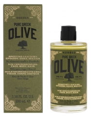 Korres Olive maitinamasis 3in1 aliejus 100 ml