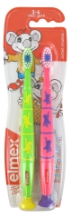 Elmex 2 Soft Toothbrushes 3-6 Years Old