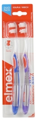 Elmex Anti-Caries InterX Brosse à Dents Souple Duo Pack