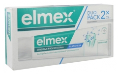 Elmex Sensitive Professional Blancura Lote de 2 x 75 ml