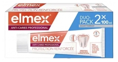 Elmex Dentifrice Anti-Caries Professional Protection Renforcée Lot de 2 x 100 ml