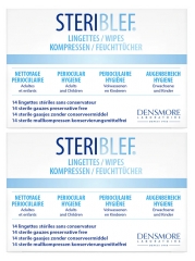 Densmore Steriblef Lingettes Stériles xLot de 2 x 14 Lingettes