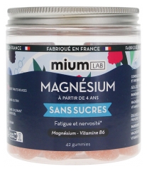 Mium Lab Magnésium Sans Sucres 42 Gummies