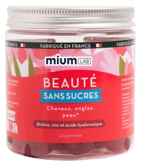 Mium Lab Beauté Sans Sucres 42 Gummies