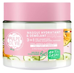 Pulpe de Vie Maschera per Capelli Biologica 3 in 1 al Melone Idratante e Districante 300 ml