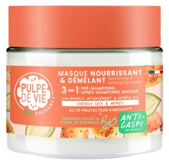 Pulpe de Vie Masque Capillaire Nourrissant et Démêlant Amande Douce 3en1 Bio 300 ml