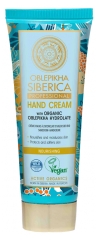 Creme Nutritivo para as M&atilde;os Natura Siberica Oblepikha com Hidrolato de Espinheiro Mar&iacute;timo Bio 75 ml