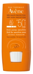 Av&egrave;ne Solar Stick Zonas Sens&iacute;veis SPF50+ 8 g