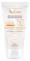 Avène Solaire Crème Minérale SPF50+ Visage 50 ml