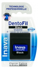 Inava Dentofil Black Dental Floss 50m