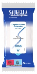 Saugella Dermoliquid 15 Intimate Cleansing Wipes