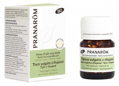 Pranarôm Perles d'Huile Essentielle Thym Vulgaire à Thujanol (Thymus vulgaris ct thujanol) Bio 60 Perles