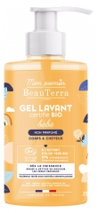 BeauTerra Gel Lavant Bébé Sans Parfum Bio 750 ml