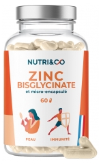 Nutri& Co Zink Bisglycinaat 60 Capsules