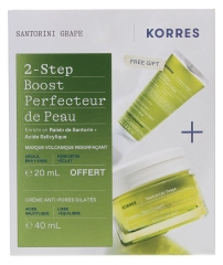 Korres Santorini Drue Gaves&aelig;t Anti-Pore Creme 40 ml + Gratis Overfladefornyende Vulkansk Maske Santorini Drue 20 ml
