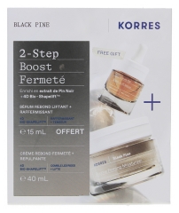 Korres Black Pine Crème Rebond Raffermissante et Repulpante 40 ml + Sérum Rebond Liftant et Raffermissant 15 ml Offert