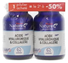 Pharm Nature Acide Hyaluronique &amp; Collagène Lot de 2 x 60 Gélules