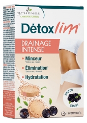 Les 3 Chênes Détoxlim Drainage Intense 15 Tabletek Musujących