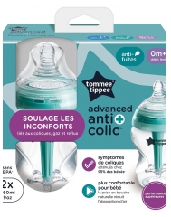 Tommee Tippee Advanced Anti + Colic 2 Biberons 0 Mois et + 260 ml