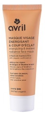 Avril Masque Visage Énergisant &amp; Coup d'Éclat Bio 50 ml