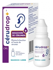 Bausch + Lomb Cérudrop Bouchon de Cérumen 12 ml